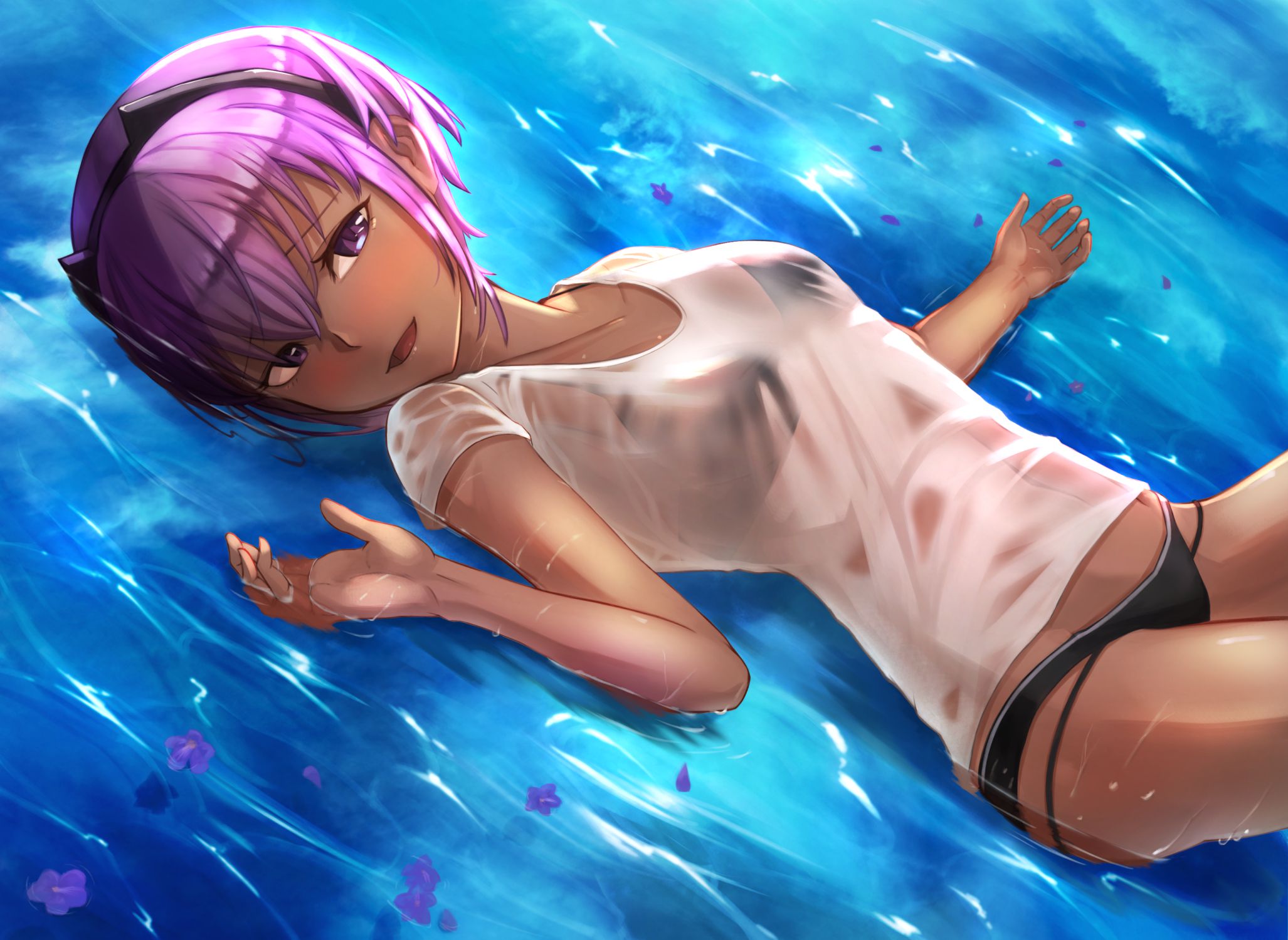 Erotic anime summary Erotic image collection of wet transparent beauties and beautiful girls that are transparent variously [50 sheets] 38