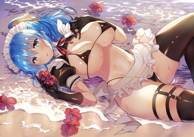 【Secondary】Summary of images of girls in maid clothes that are too erotic 2