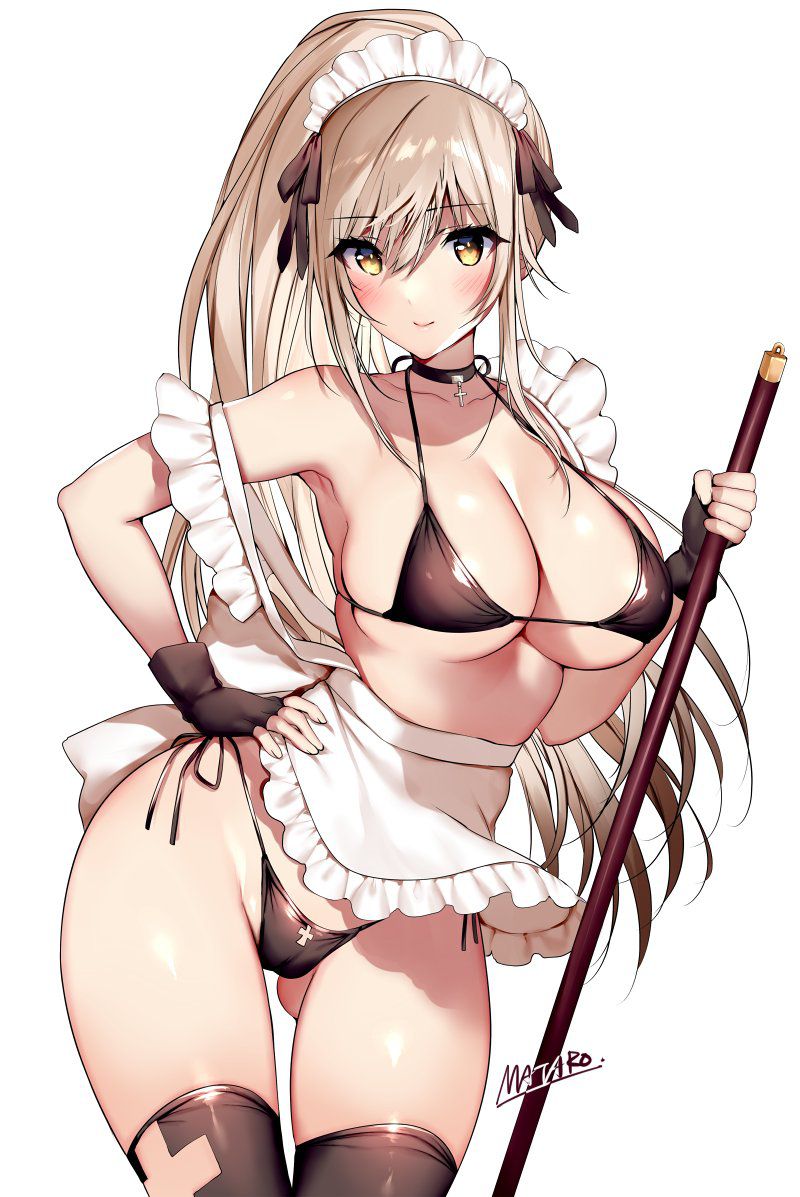 【Secondary】Summary of images of girls in maid clothes that are too erotic 22