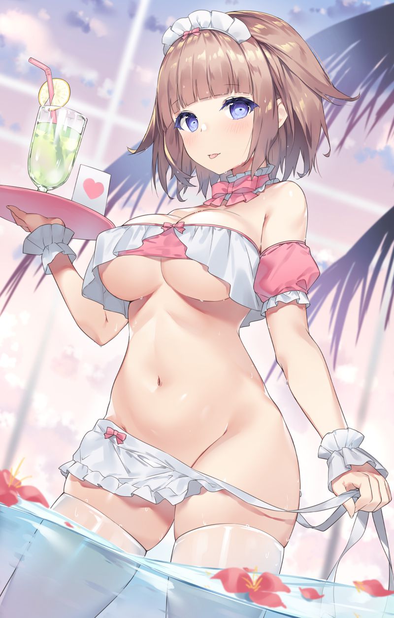 【Secondary】Summary of images of girls in maid clothes that are too erotic 45