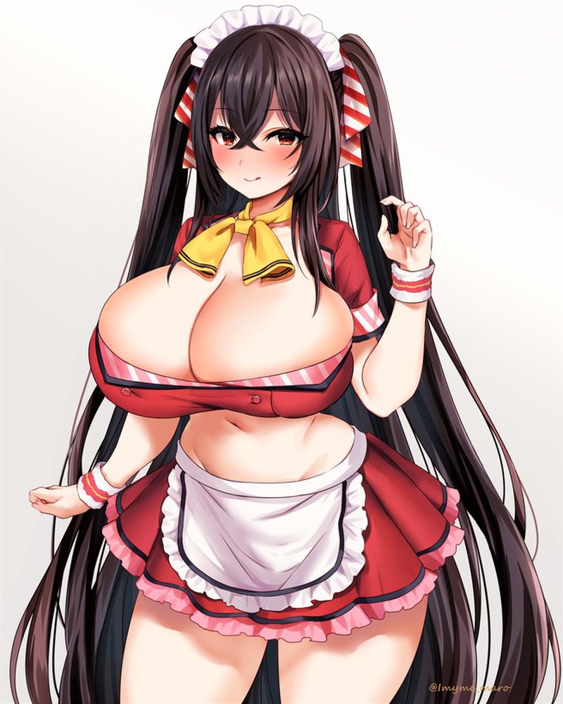 【Secondary】Summary of images of girls in maid clothes that are too erotic 54