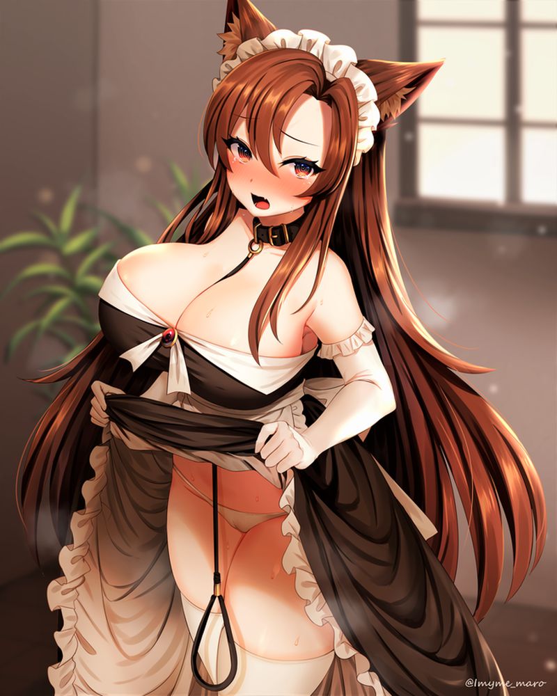 【Secondary】Summary of images of girls in maid clothes that are too erotic 55