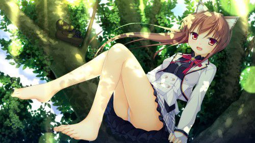 Erotic anime summary Beautiful girls who are so full that their thighs are touchy [secondary erotic] 22