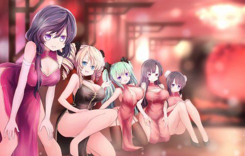 Erotic anime summary Beautiful girls who are so full that their thighs are touchy [secondary erotic] 30