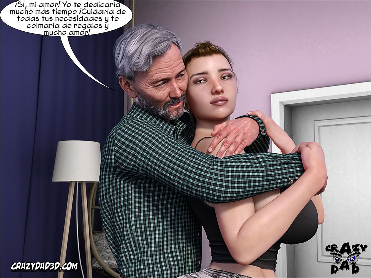 [CrazyDad3D] Father-in-Law at Home 10 (Spanish version) 66