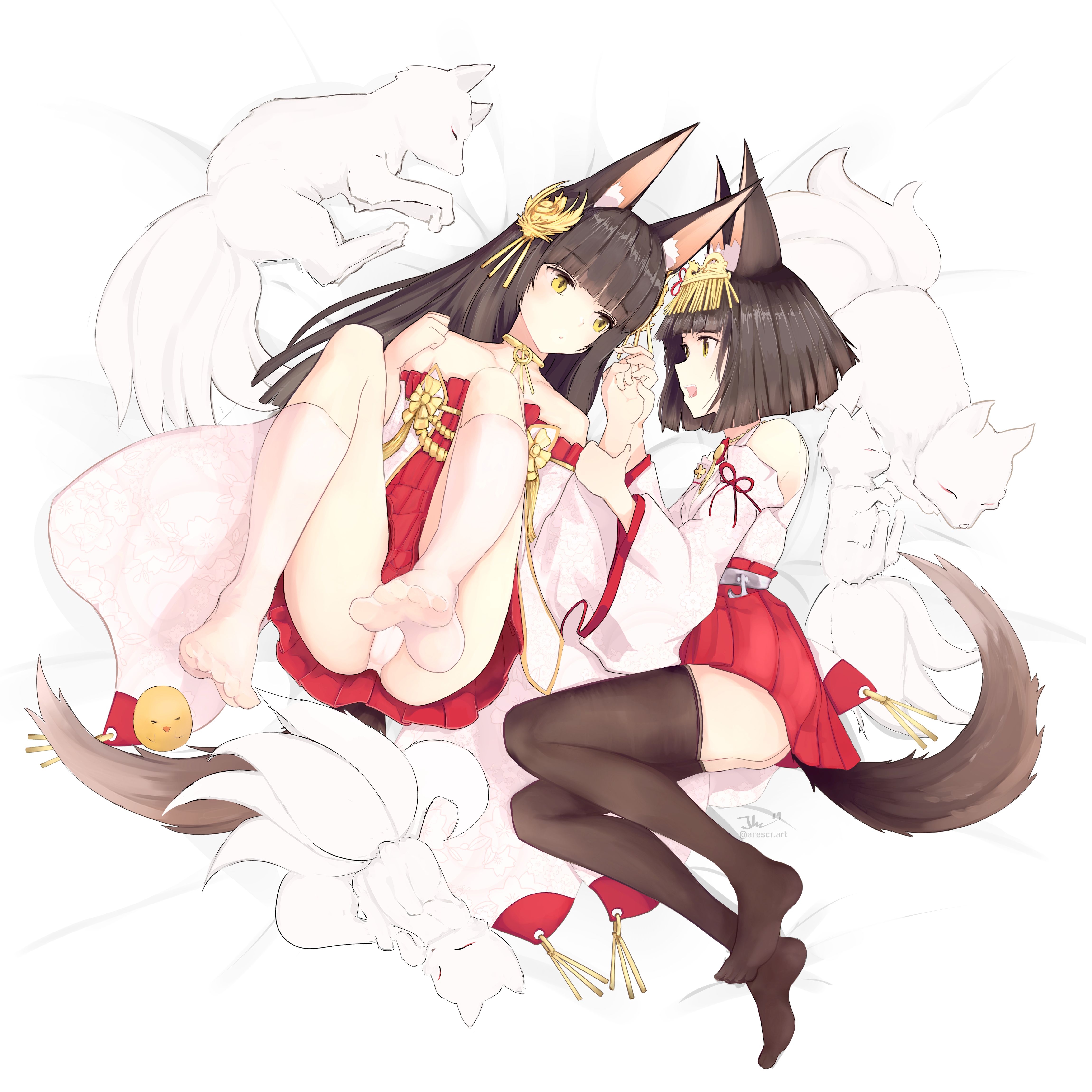 【Mutsu-chan (Azulen)】Secondary erotic image of Azur Lane's black-haired short heavy cherry blossom loli priestess sister ship Mutsu-chan 31