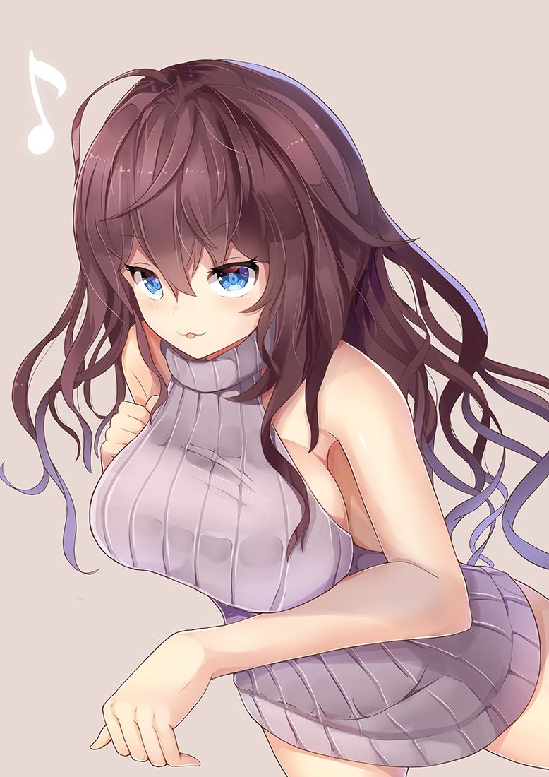 Erotic anime summary Beautiful girls who are tempted by echiechi naked sweater [50 pieces] 16