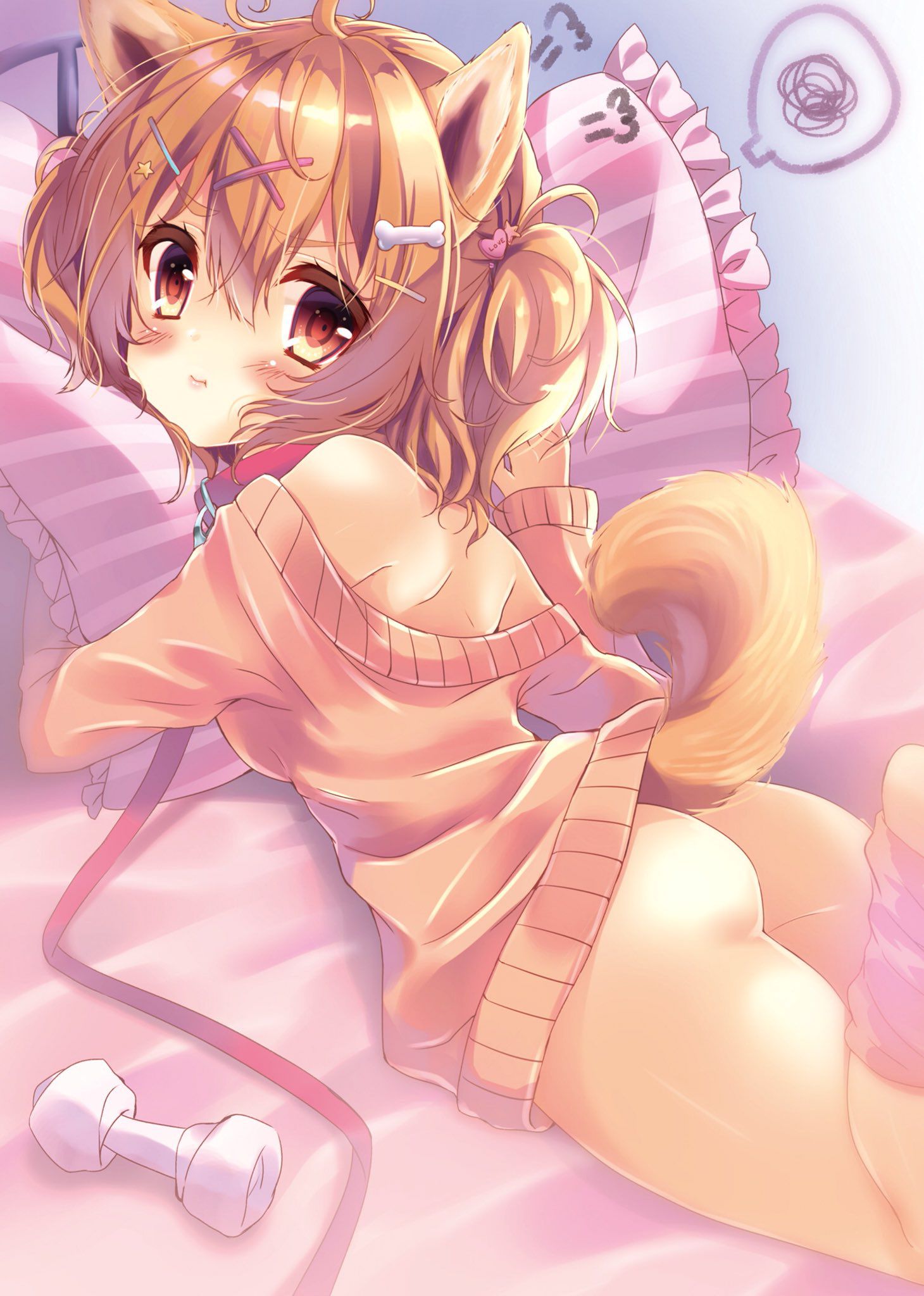 Erotic anime summary Beautiful girls who are tempted by echiechi naked sweater [50 pieces] 8