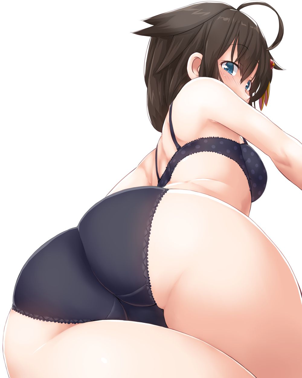 Erotic anime summary Erotic images of beautiful girls wearing sexy black underwear [50 pieces] 17