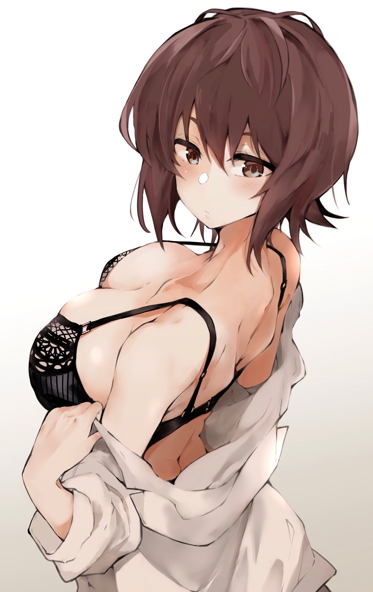 Erotic anime summary Erotic images of beautiful girls wearing sexy black underwear [50 pieces] 20