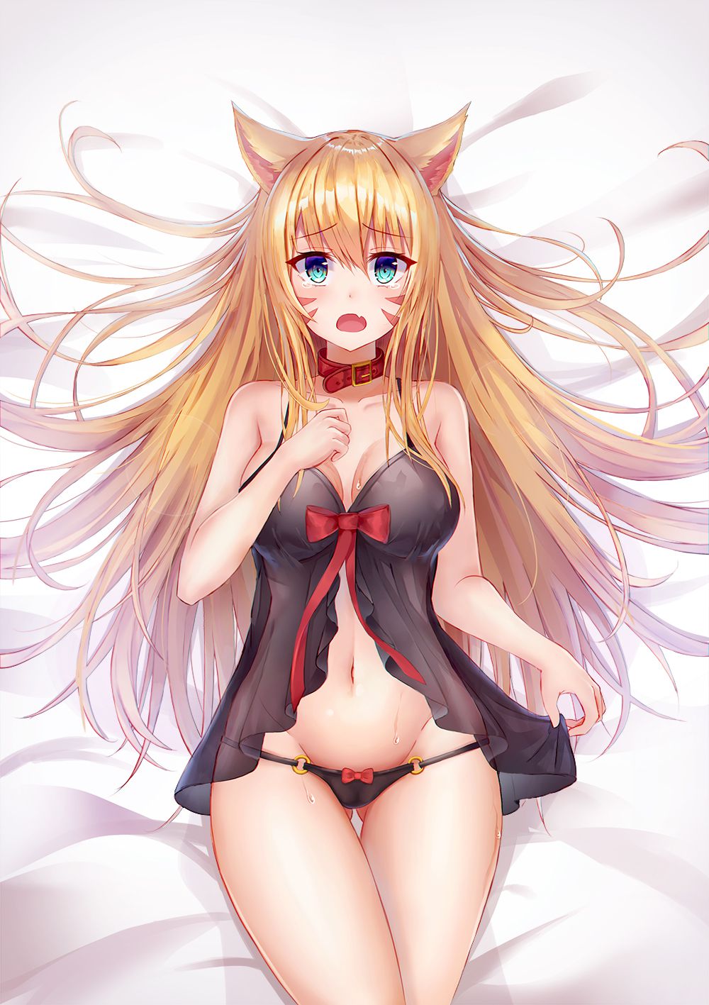 Erotic anime summary Erotic images of beautiful girls wearing sexy black underwear [50 pieces] 8