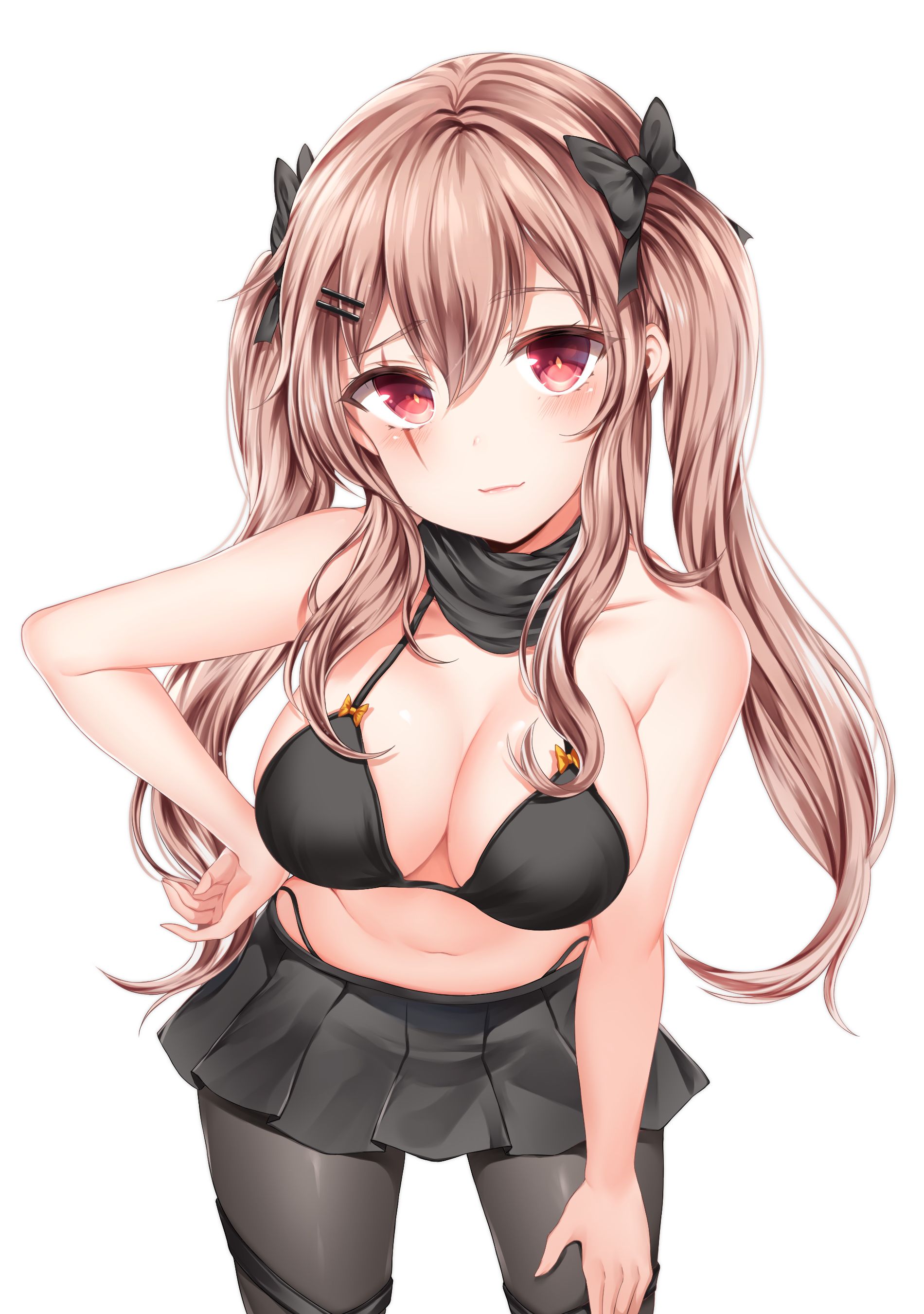 Erotic anime summary Erotic images of beautiful girls wearing sexy black underwear [50 pieces] 9