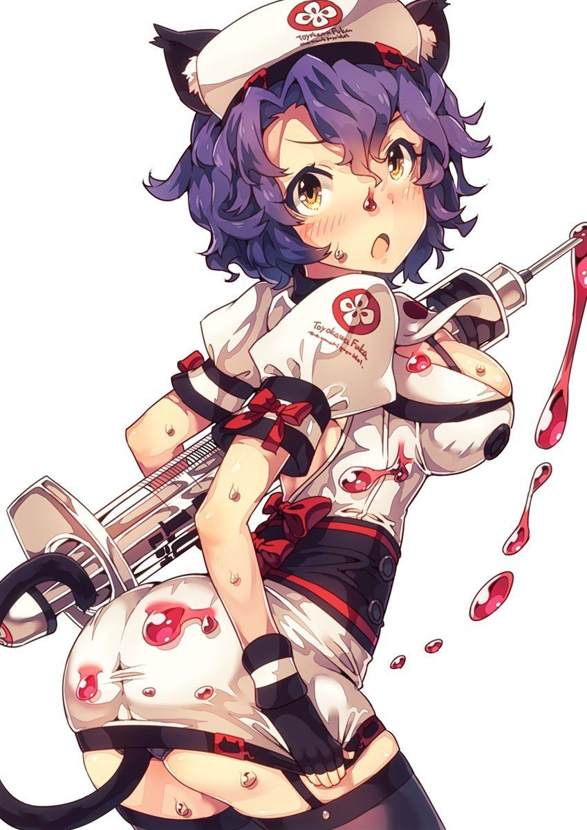 Nurse 2D erotic image that you want to be hospitalized for life if there is a hospital with such an angel 16