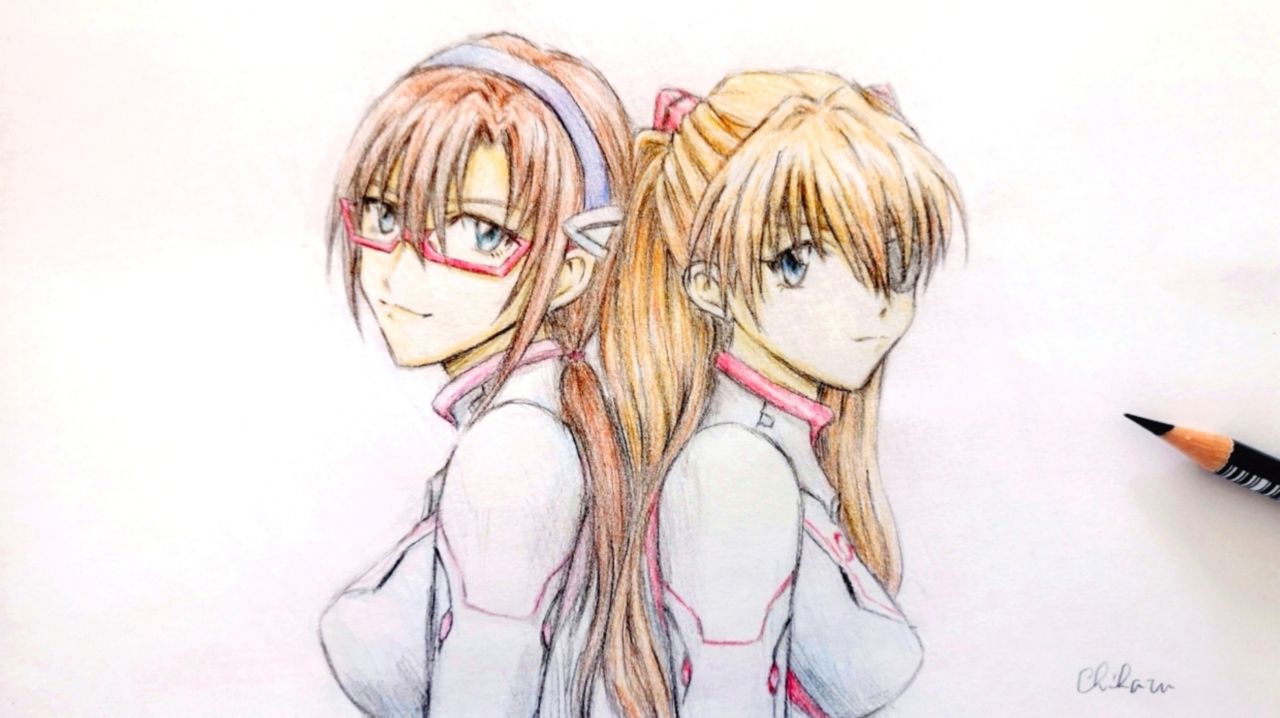 chiharueva/chiharusoma Evangelion Artwork 60