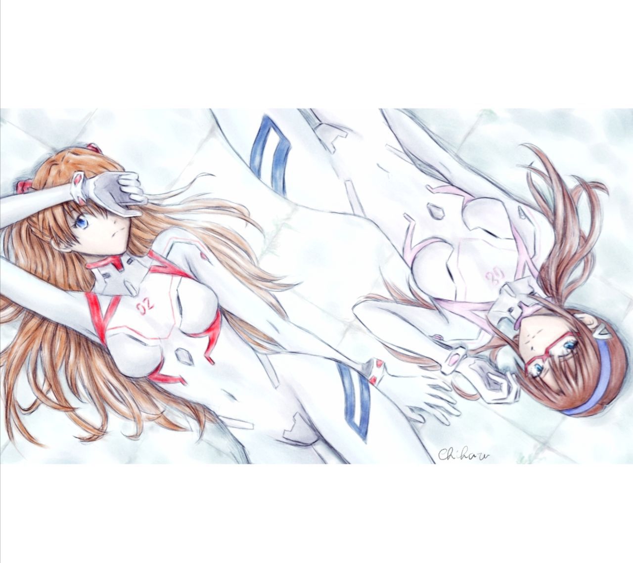 chiharueva/chiharusoma Evangelion Artwork 66