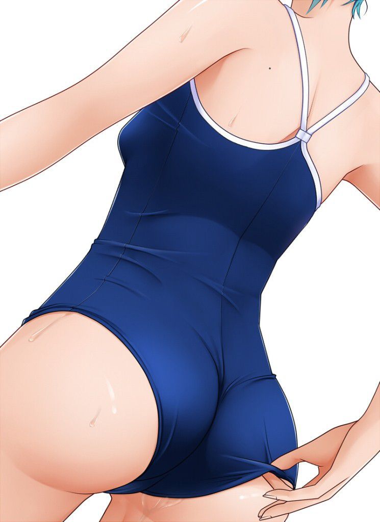 Two-dimensional erotic image of a girl who is too big for a sukusui figure 29