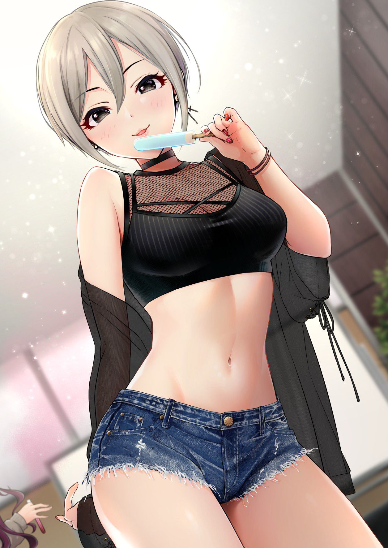 [2nd] Erotic image of a girl who can see the belly button Part 62 31