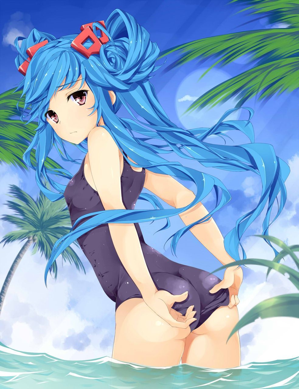 Two-dimensional erotic image of a sukusui girl who misses summer 19