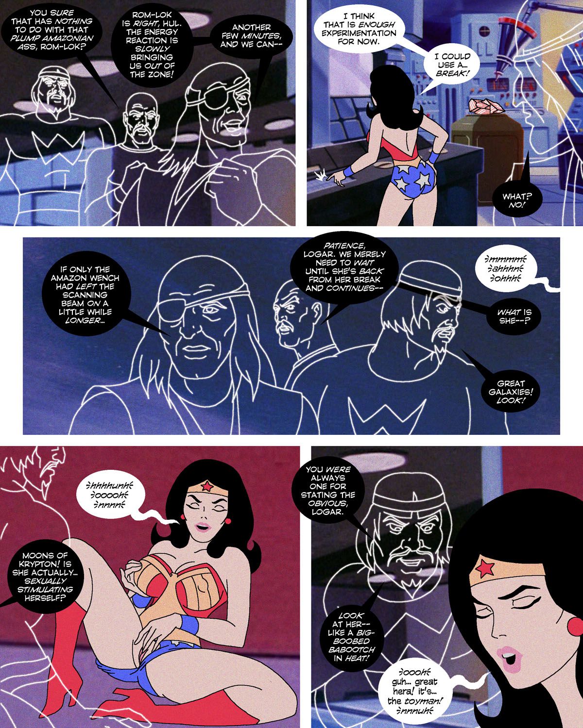 Super Friends with Benefits: Foursome from the Phantom Zone (updated) 3