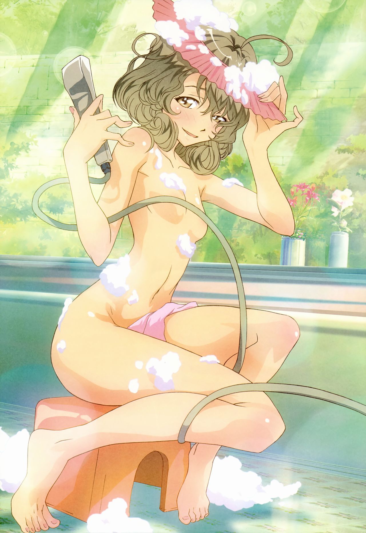 【2D】50 images of girl taking a shower 1