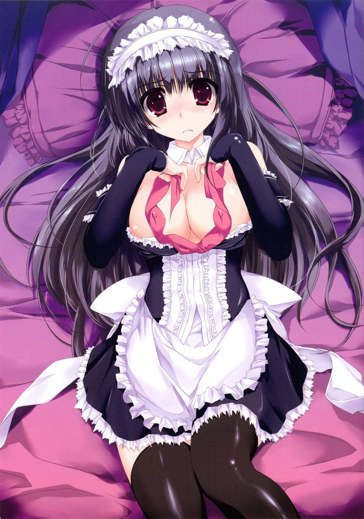 Maid's service erotic image Lewd service please 14