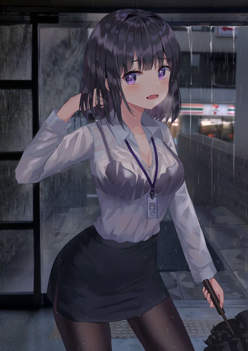 Rainy season Banzai! A girl who is wet in the rain and her clothes are transparent! Part 12 22