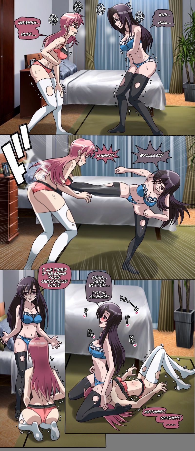 [Banagherlinks] Yandere catfight: Kotohana vs Haruka 3