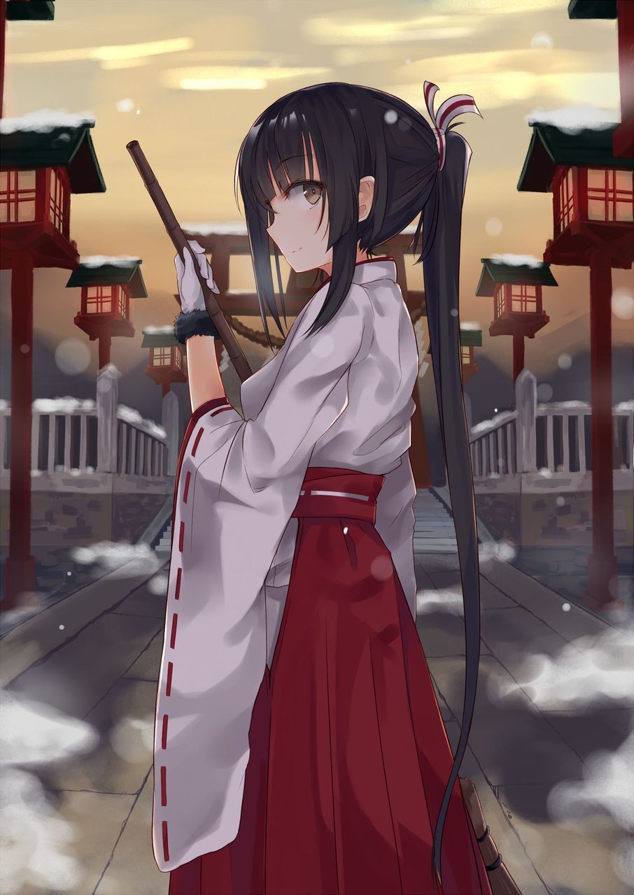 【Shrine maiden】I have never seen it except new year, so I will post an image of the shrine maiden Part 5 28