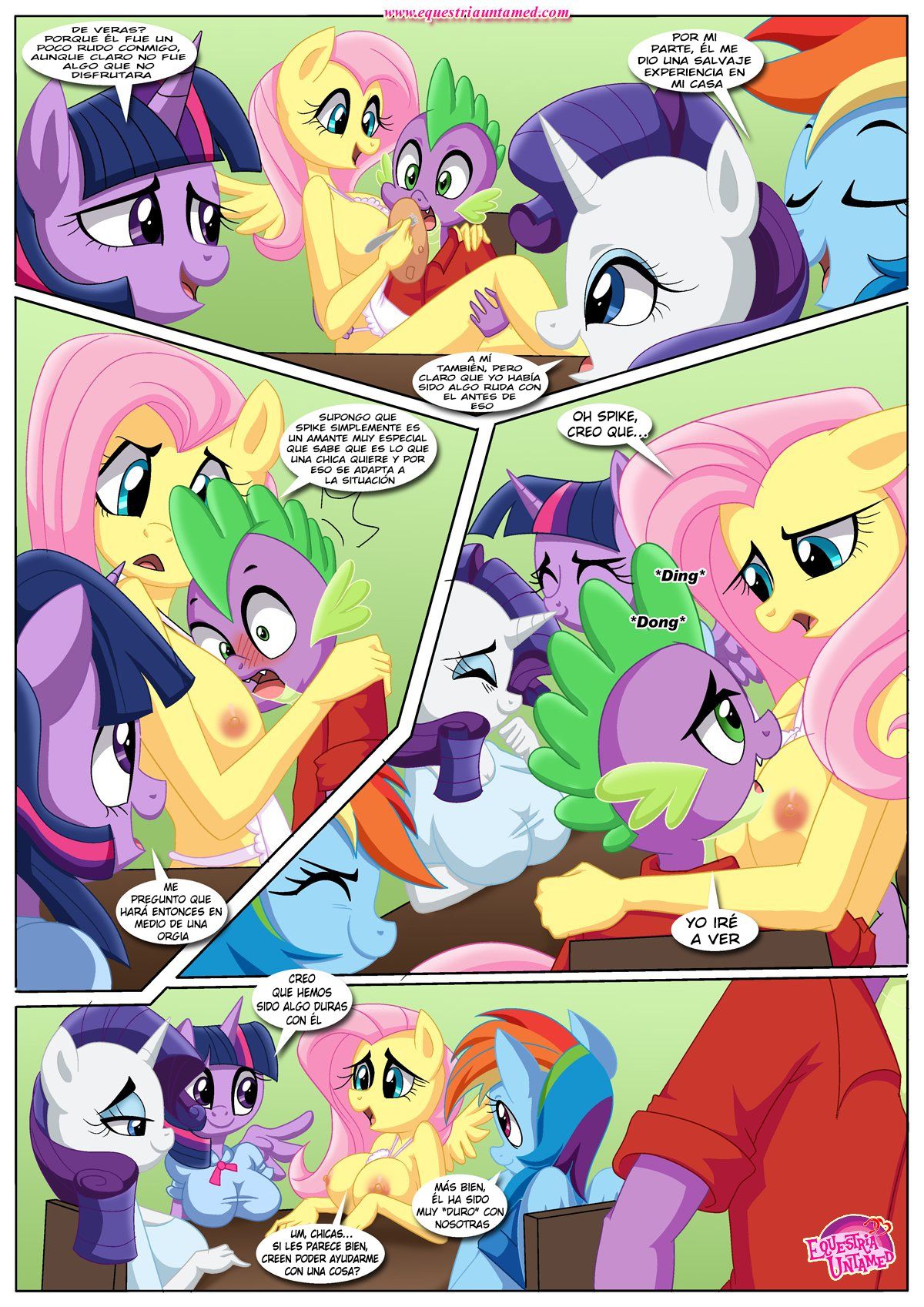 [Palcomix] Un Corazón de Manzana es Siempre Duro (My Little Pony Friendship Is Magic) (Spanish) [kalock] 12