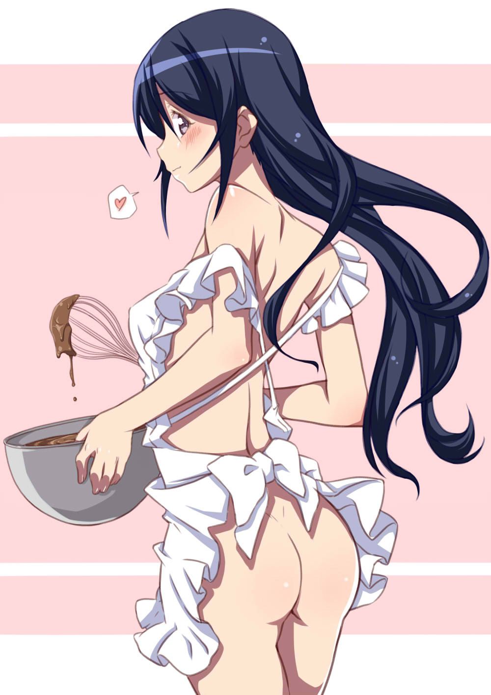 Erotic image summary of naked apron girl who wants to touch 2D horizontal milk 50 pieces 25