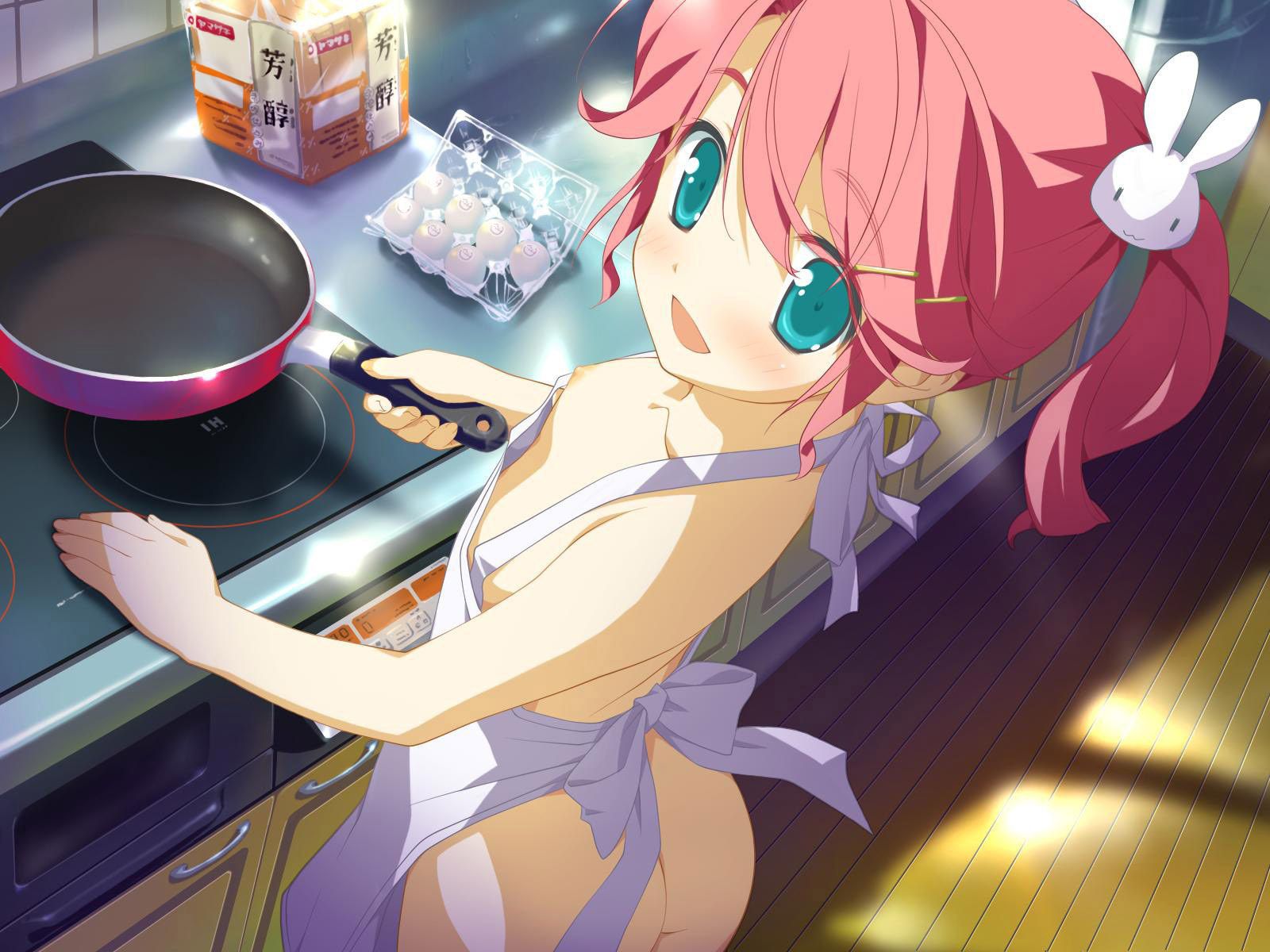 Erotic image summary of naked apron girl who wants to touch 2D horizontal milk 50 pieces 46