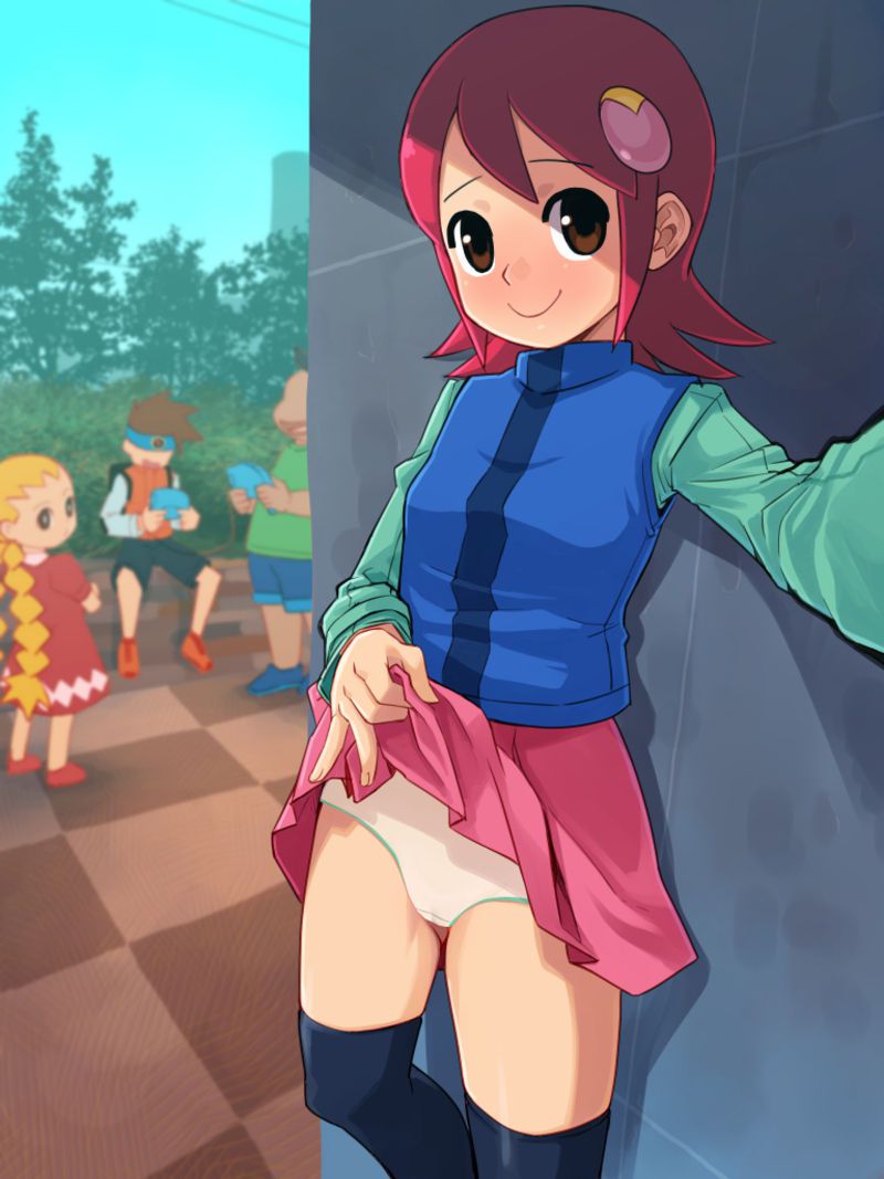 【Sakurai Mail-chan】Rockman Exe's JS5 Lori Heroine, Secondary Erotic Image of Sakurai Mail in Iron Wall Miniskirt 32