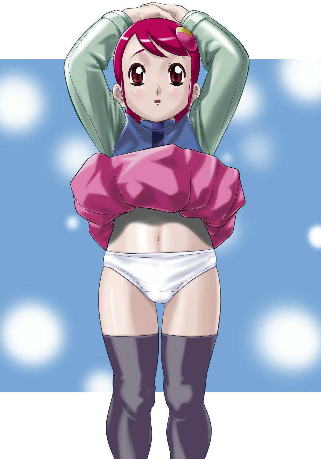 【Sakurai Mail-chan】Rockman Exe's JS5 Lori Heroine, Secondary Erotic Image of Sakurai Mail in Iron Wall Miniskirt 42