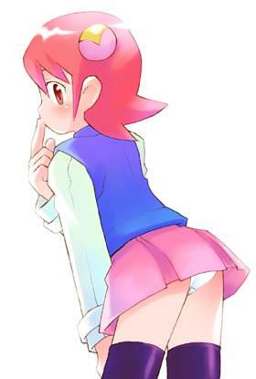 【Sakurai Mail-chan】Rockman Exe's JS5 Lori Heroine, Secondary Erotic Image of Sakurai Mail in Iron Wall Miniskirt 6