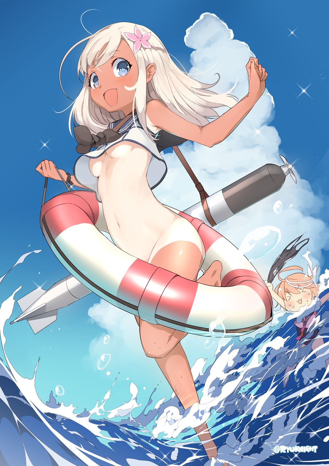 [Secondary] Suku water tanning daughter of ship this (fleet collection), Loriero image summary of Lo-chan Kotoro 500! No.07 [18 sheets] 9