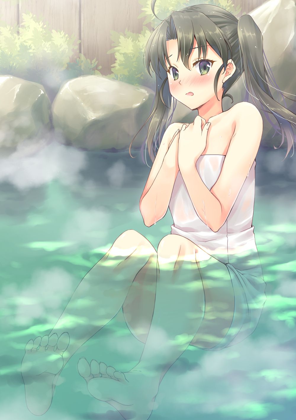 Erotic anime summary erotic image collection of beautiful girls and beautiful girls taking a bath [50 sheets] 20