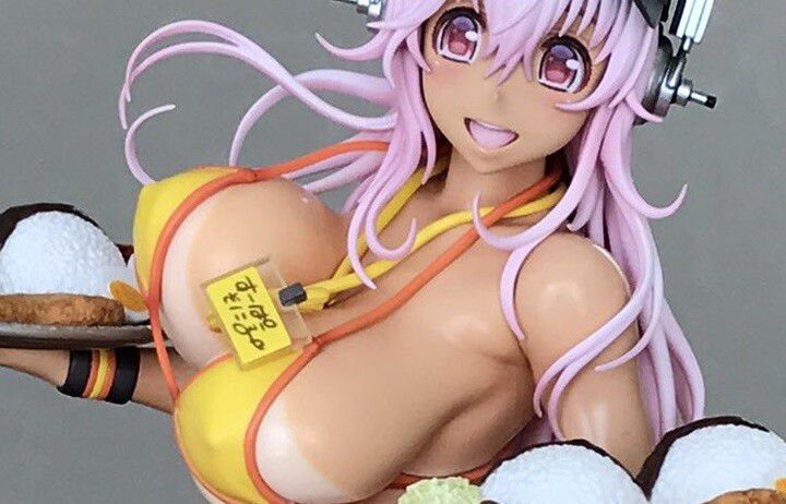 [Super Soniko] Erotic figure in a tanned mutimuchiero swimsuit with erotic bouncing! 1