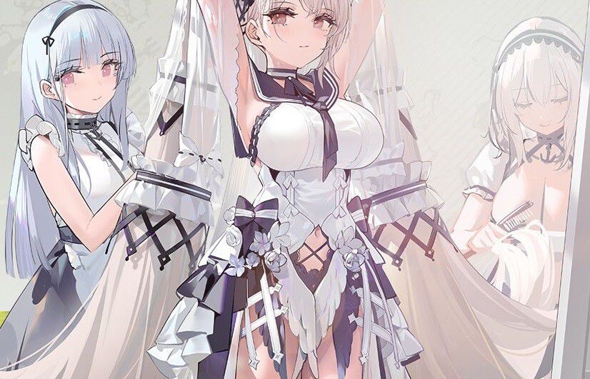 Azur Lane erotic dress costume of the mutimuchi that the erotic of girls were emphasized! 1