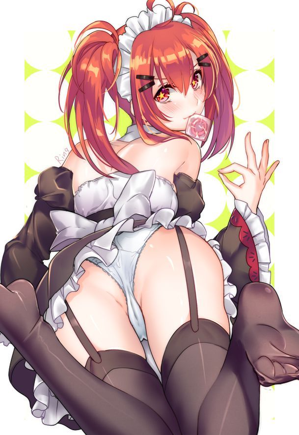 Cute two-dimensional image of twin tails. 4