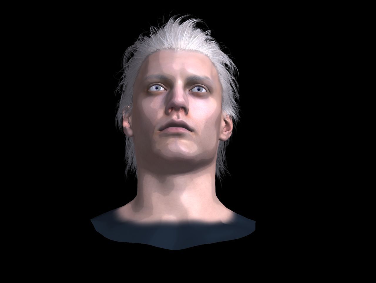 [J.A.] DMC5 | Vergil Head Reference PNG 13