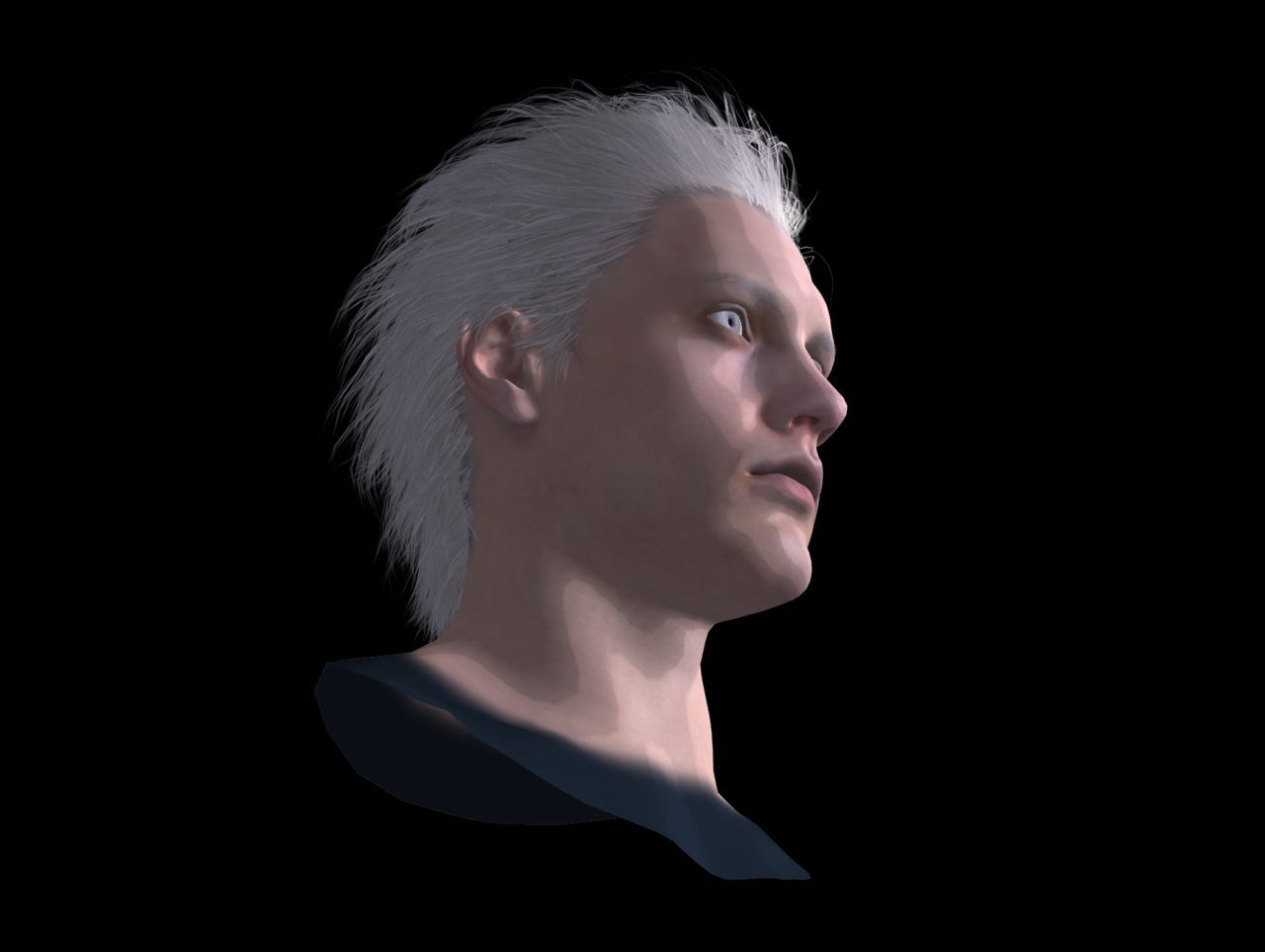 [J.A.] DMC5 | Vergil Head Reference PNG 15