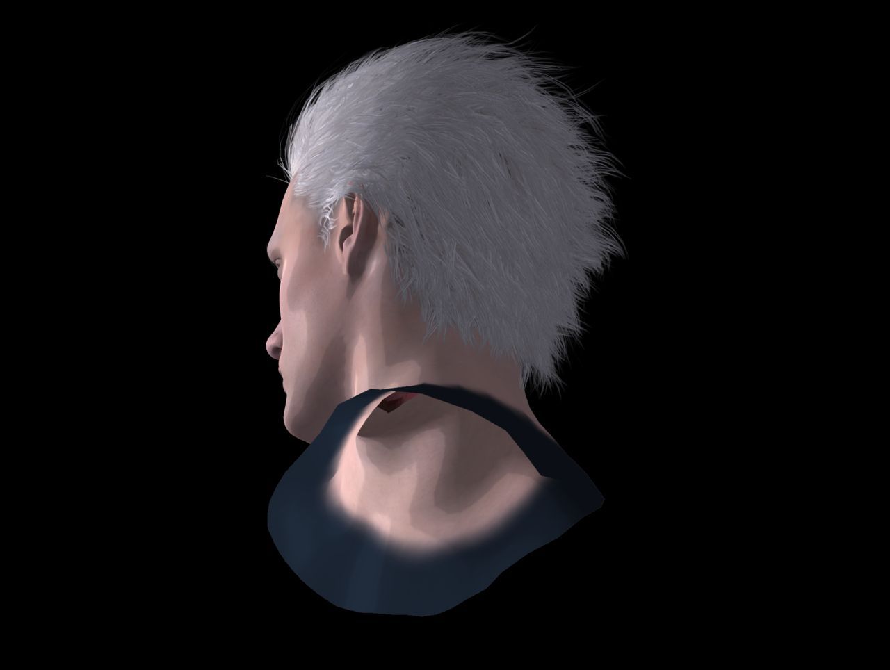 [J.A.] DMC5 | Vergil Head Reference PNG 20