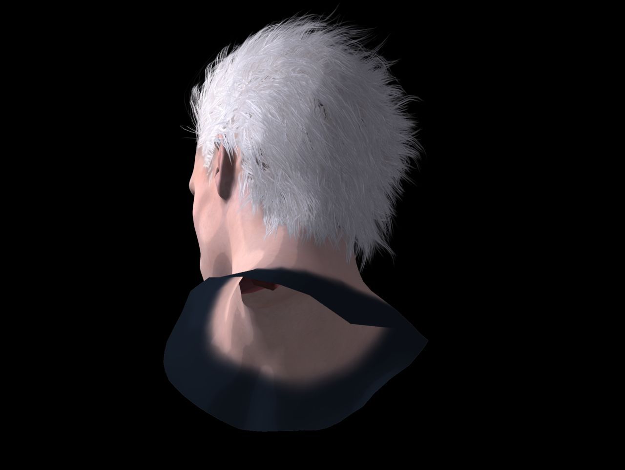 [J.A.] DMC5 | Vergil Head Reference PNG 24