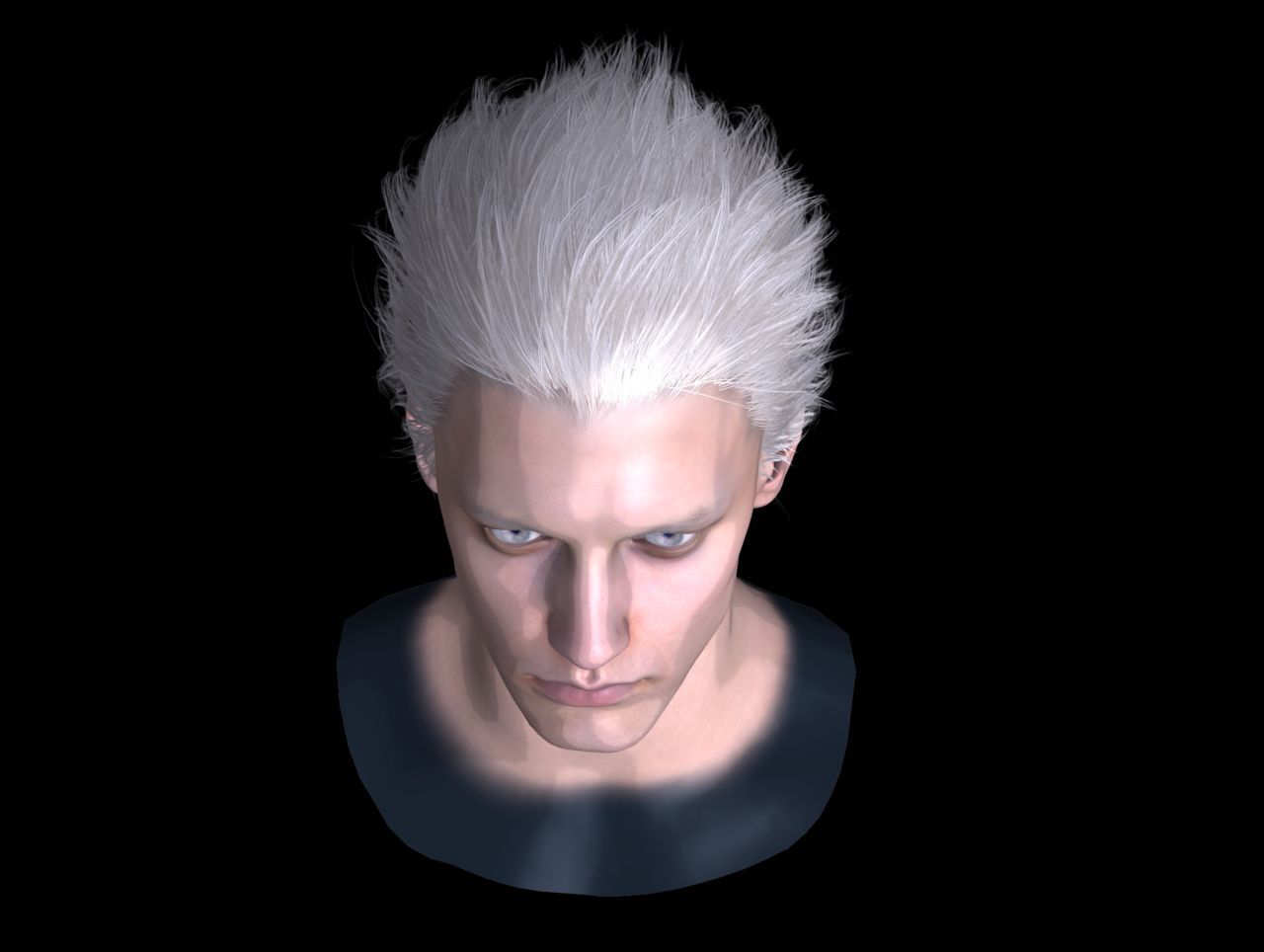 [J.A.] DMC5 | Vergil Head Reference PNG 35