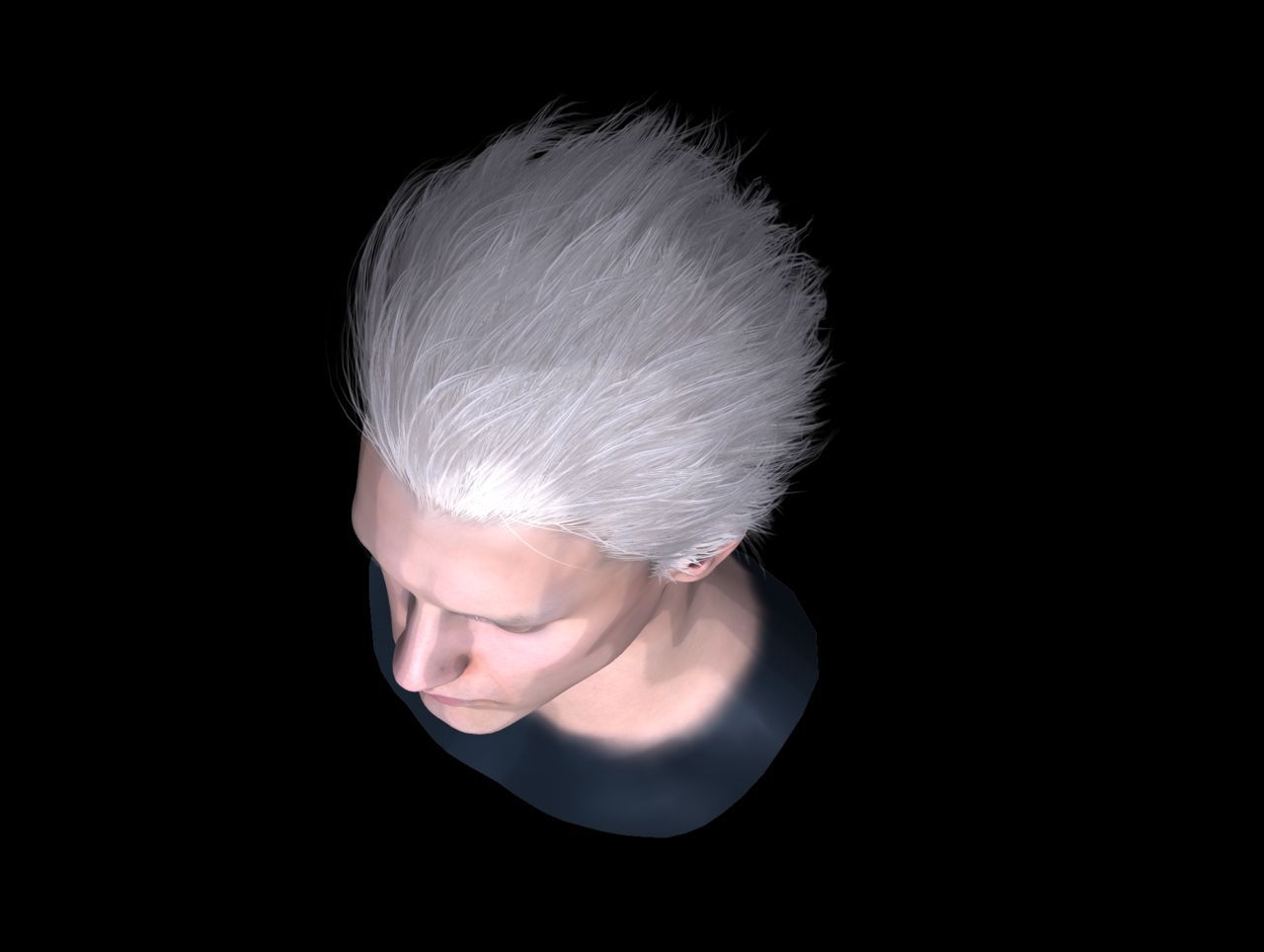 [J.A.] DMC5 | Vergil Head Reference PNG 47