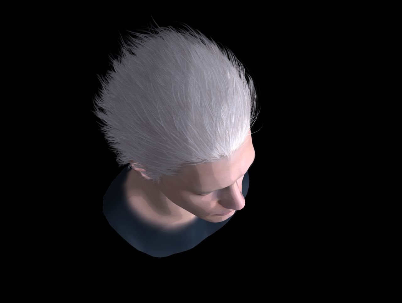 [J.A.] DMC5 | Vergil Head Reference PNG 48
