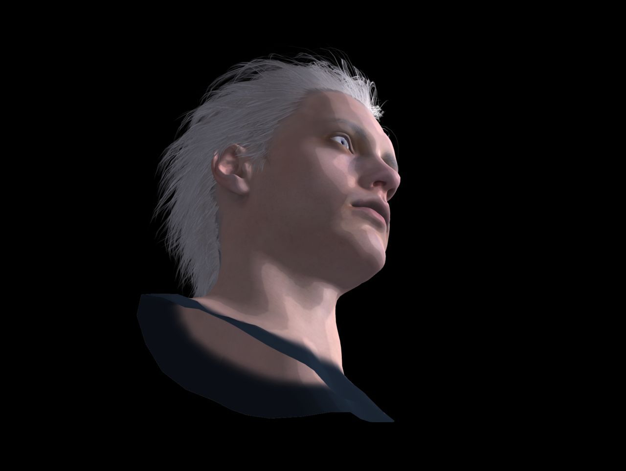 [J.A.] DMC5 | Vergil Head Reference PNG 50