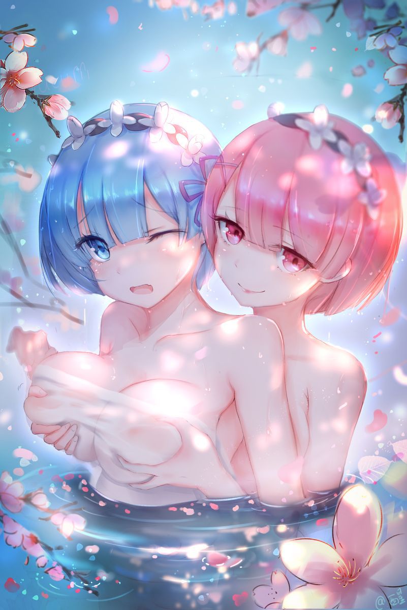 【Secondary】 Re: Erotic image summary of Rem &amp; Ram, twin maids of other world life starting from zero! No.05 [20 sheets] 1
