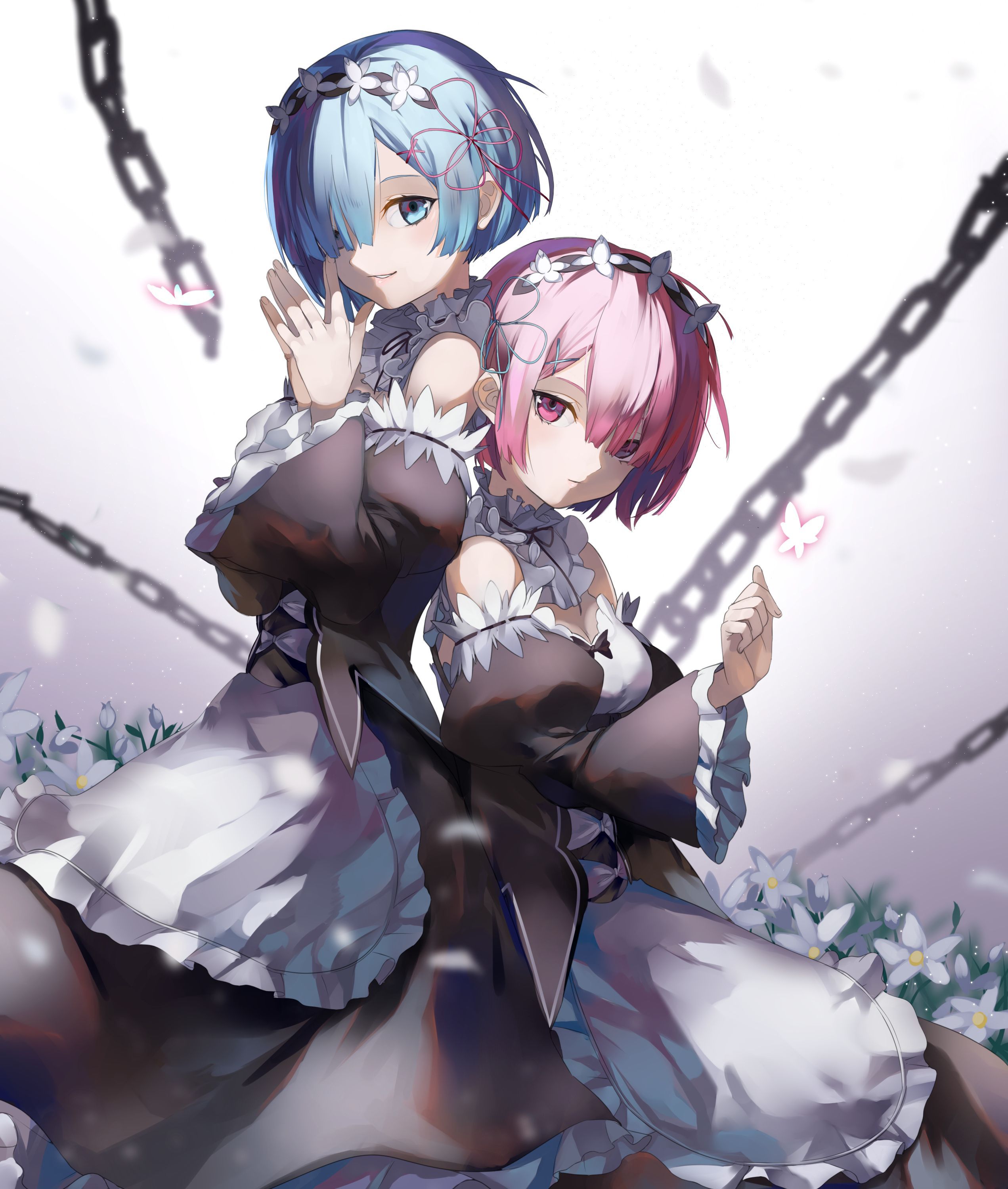 【Secondary】 Re: Erotic image summary of Rem &amp; Ram, twin maids of other world life starting from zero! No.05 [20 sheets] 10