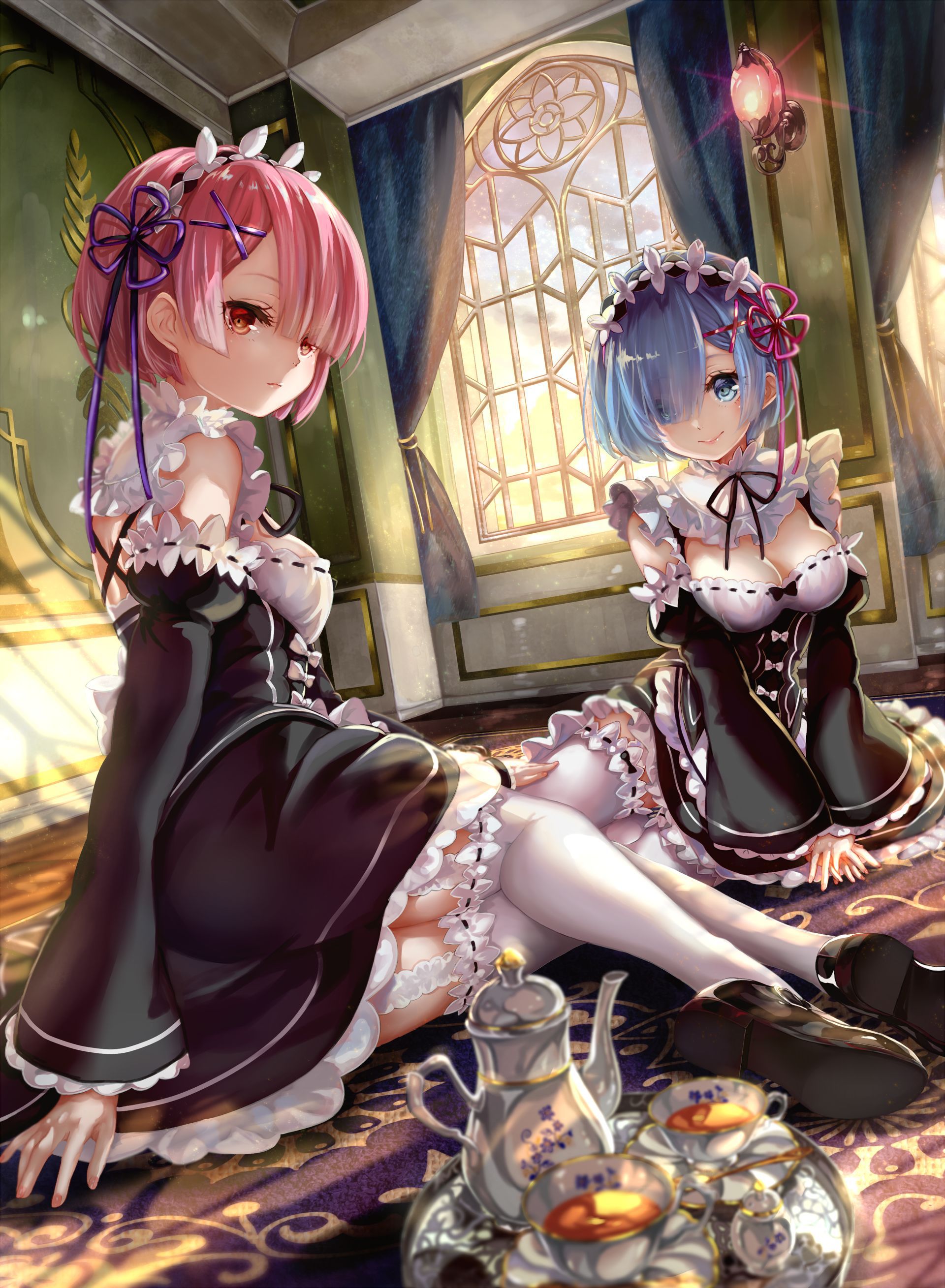 【Secondary】 Re: Erotic image summary of Rem &amp; Ram, twin maids of other world life starting from zero! No.05 [20 sheets] 20